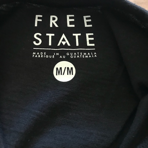 Black, Free State, NYC graphic t-shirt Sz. M - Picture 4 of 5